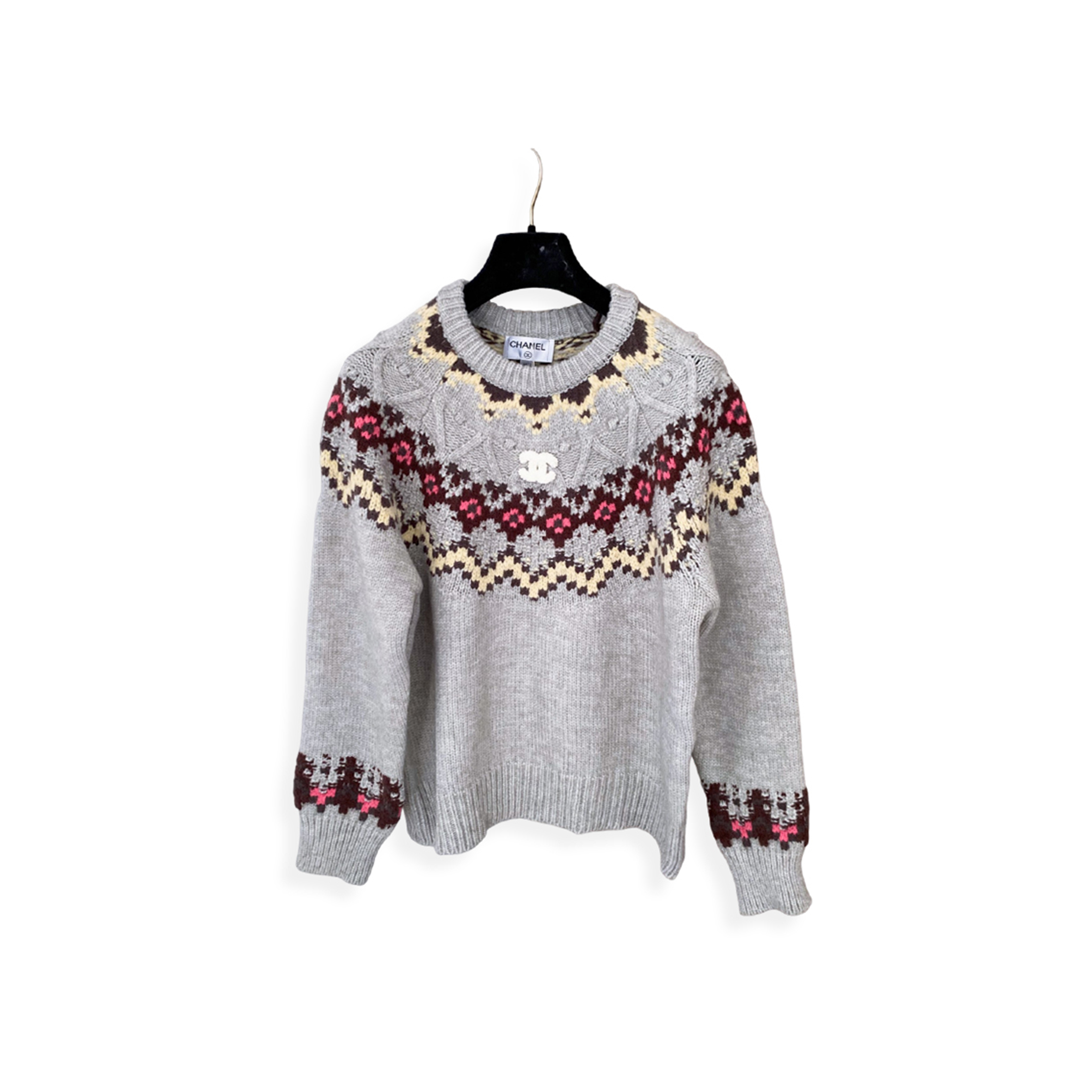 Ch**el fairisle jumper women casual long sleeve jumpers